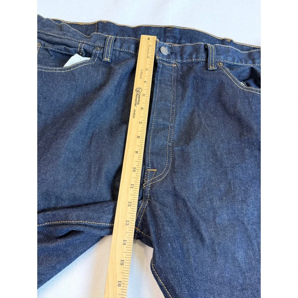 Levi's 501 Original Fit Jeans Men 42x32 Blue Button Fly Straight Leg 00501-2331